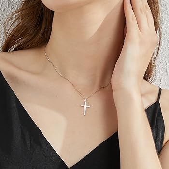 シルバー925 K18 クロス ネックレス ペンダント シルバー925 K18 クロス ネックレス ペンダント